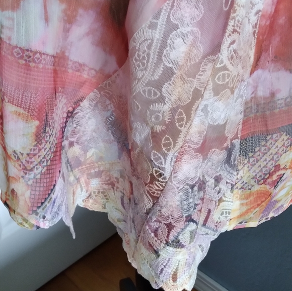 One World Chiffon Top - NWT - Picture 4 of 5